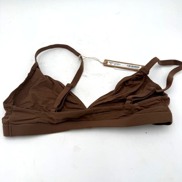 Skims Fits Everybody Triangle Bralette Jasper Bra New with tags Size Medium - Picture 3 of 4